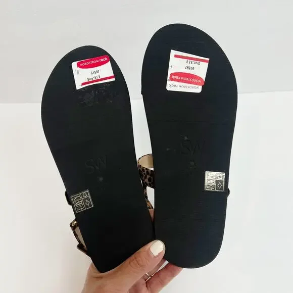 STUART WEITZMAN VAIL SPORT WOMEN SANDALS GOLDEN BEIGE SIZE 8.5 NEW NO BOX - Picture 6 of 6